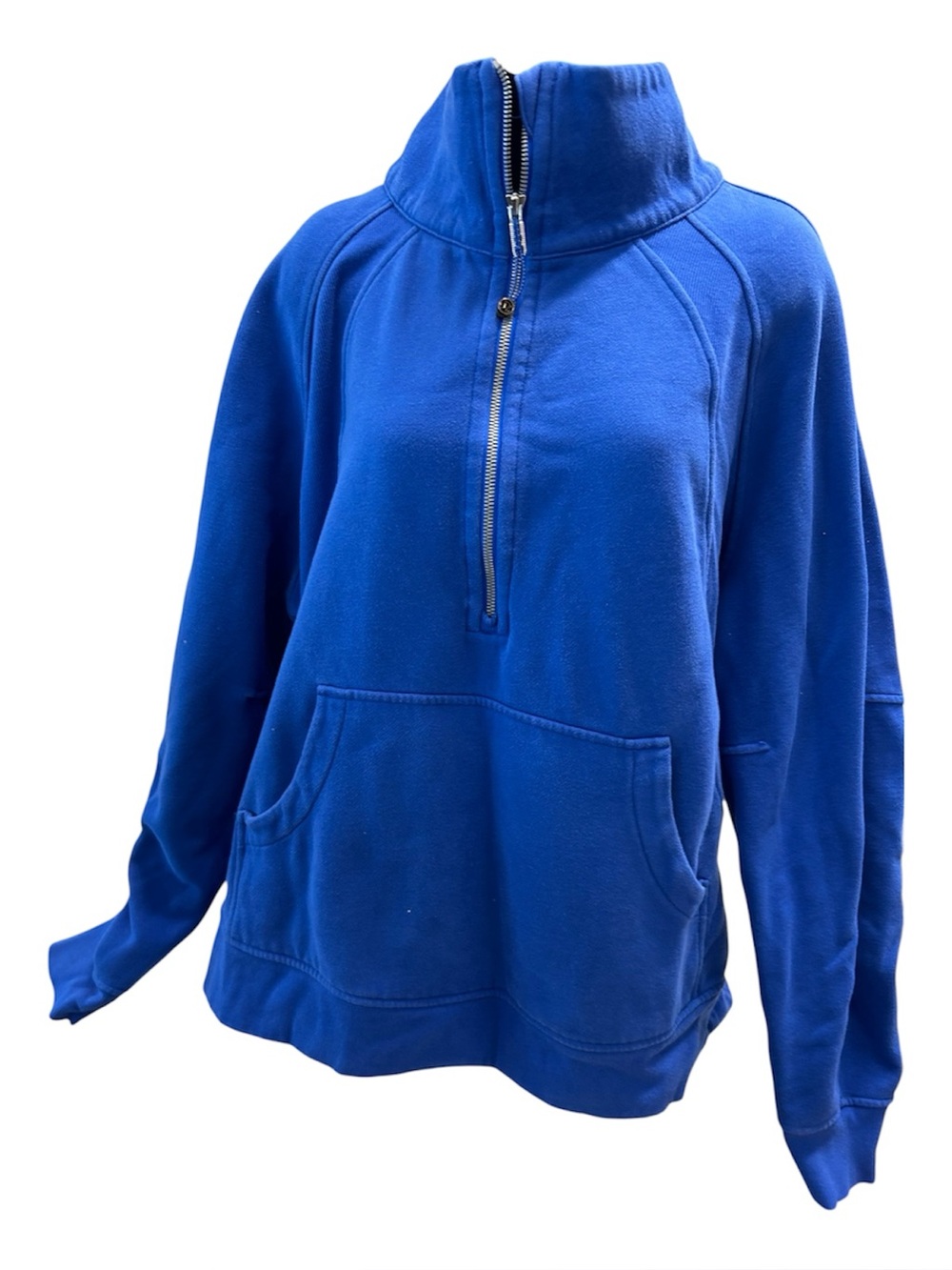 Lululemon Scuba 1/2 Zip Pullover Blue Funnel Neck Sweatshirt XL/XXL